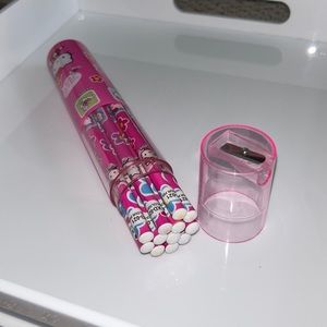 (3 for $20) HELLO KITTY 💗 Colored Pencil Set with Sharpener
